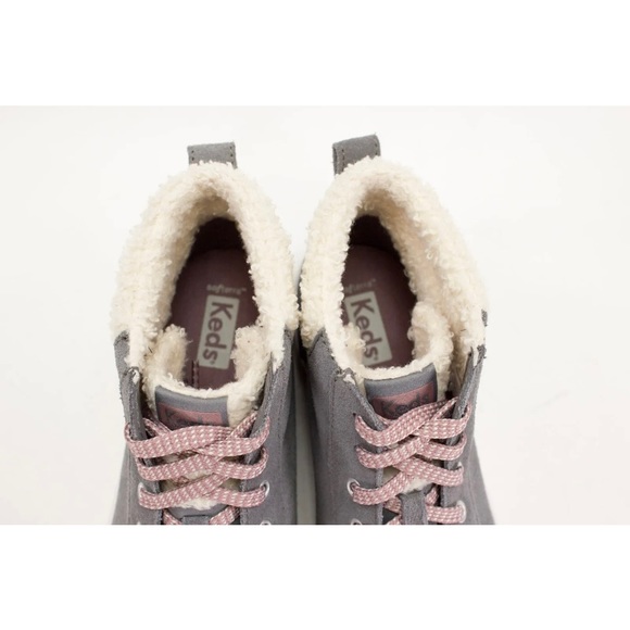 Keds Shoes Womens 8.5 Tahoe Blue Gray Suede High Top Casual Sneakers Ankle Boots - Picture 8 of 11